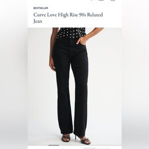 90s Relaxed High Rise Curve Love Abercrombie & Fitch